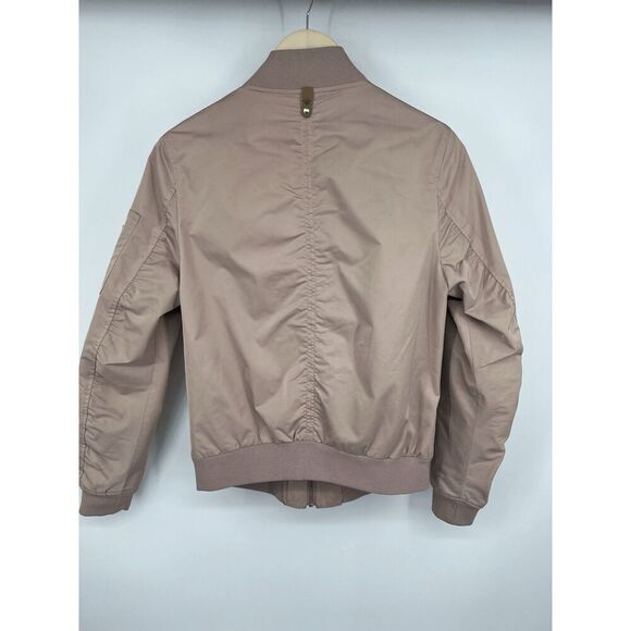 Mackage Vimka Bomber Goat Suede Dusty Pink Jacket Size Small - Picture 4 of 9